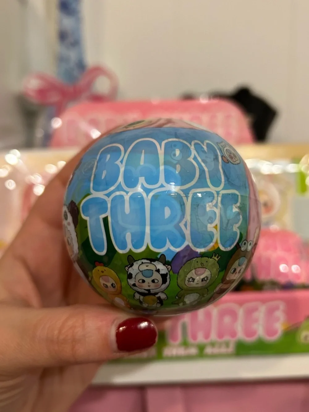 Baby Three Collectible Surprise Toy Set - Mystery Ball and Notebook with Pen - Picture 2 of 7